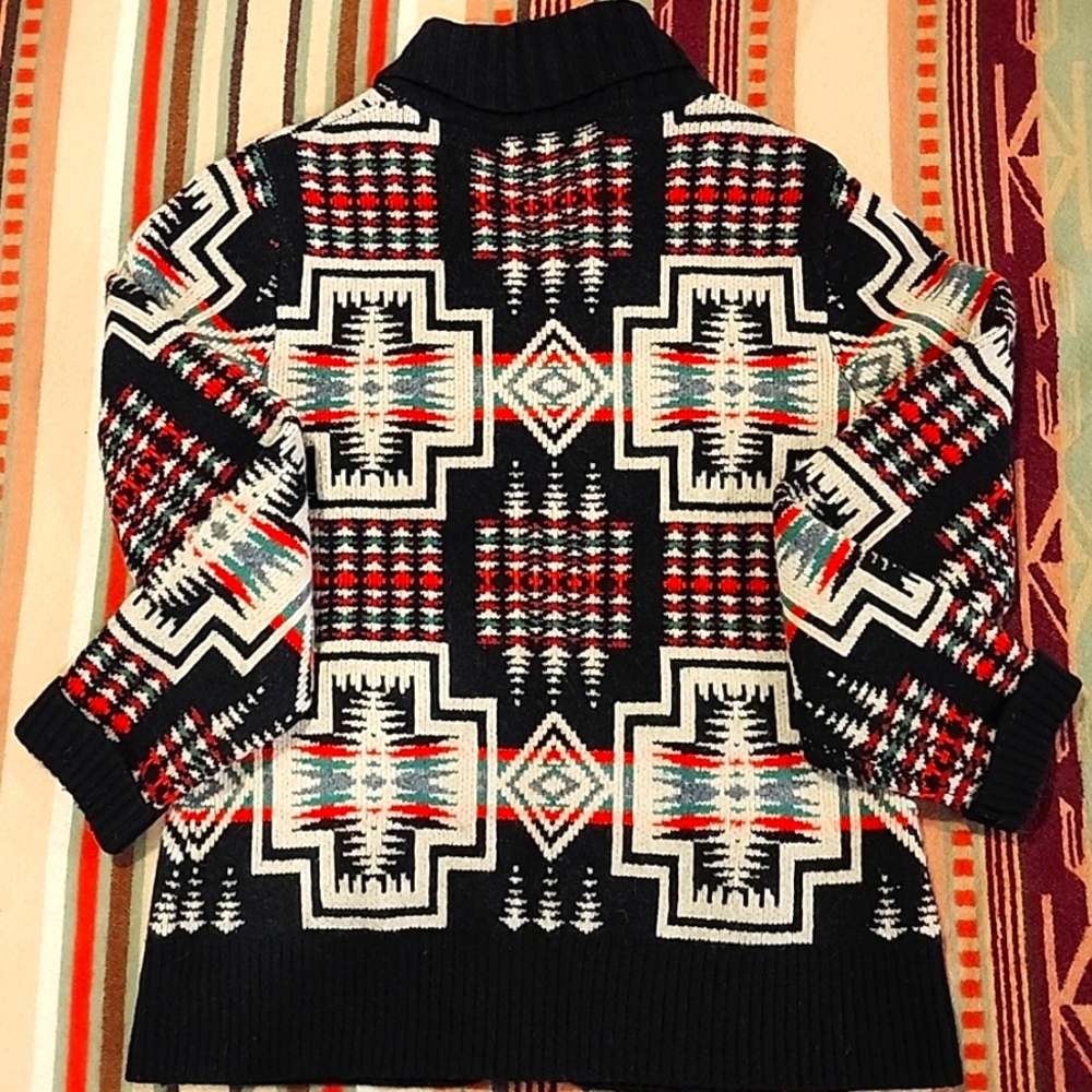 Pendleton Vintage Medium Full Zip Sweater - image 3